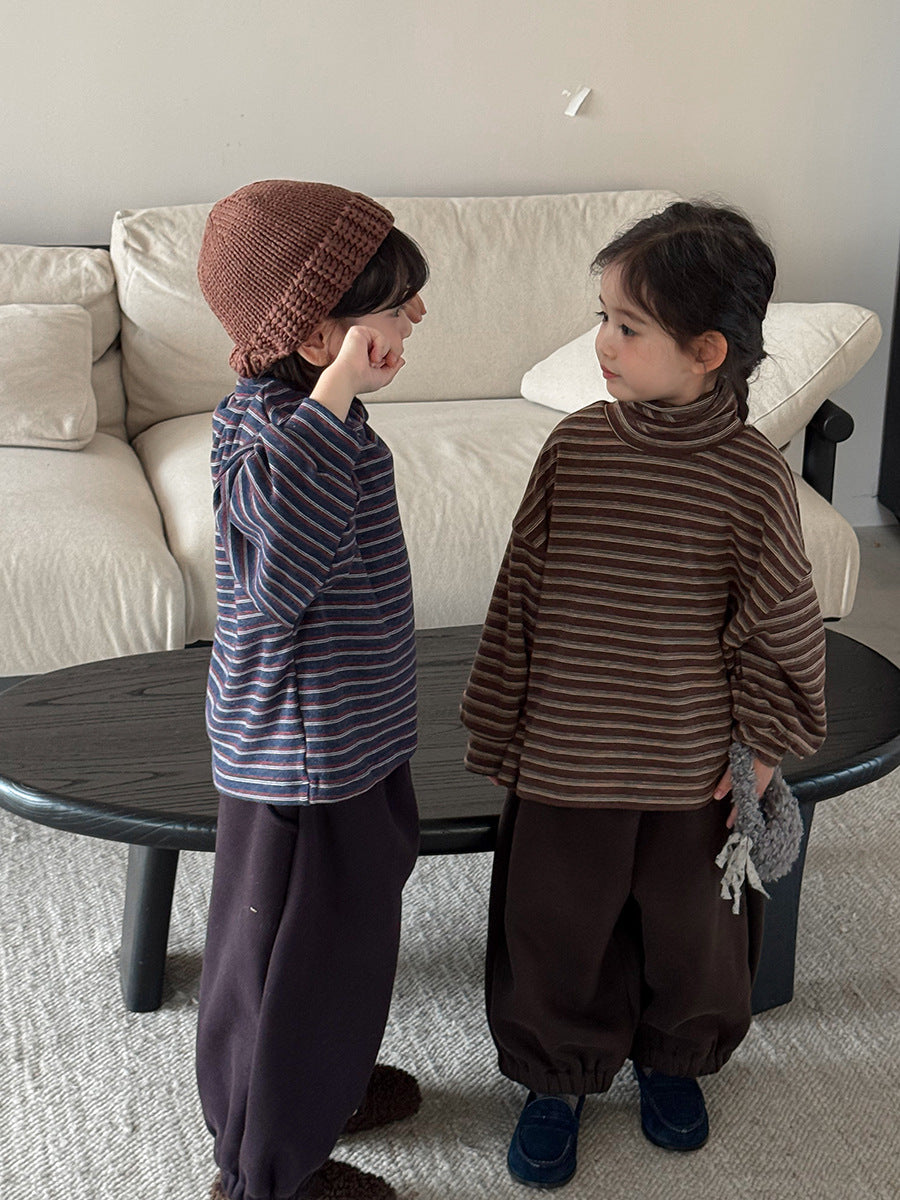 カシミア風ボーダートップス