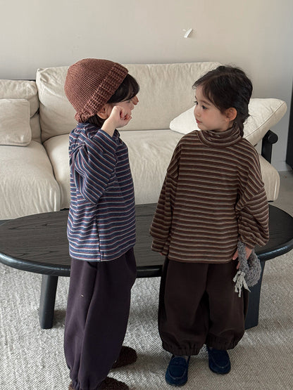 カシミア風ボーダートップス