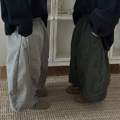 裏ボアワイドシルエットパンツ