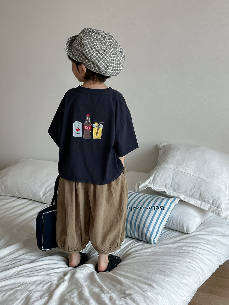 飲み物イラストTシャツ