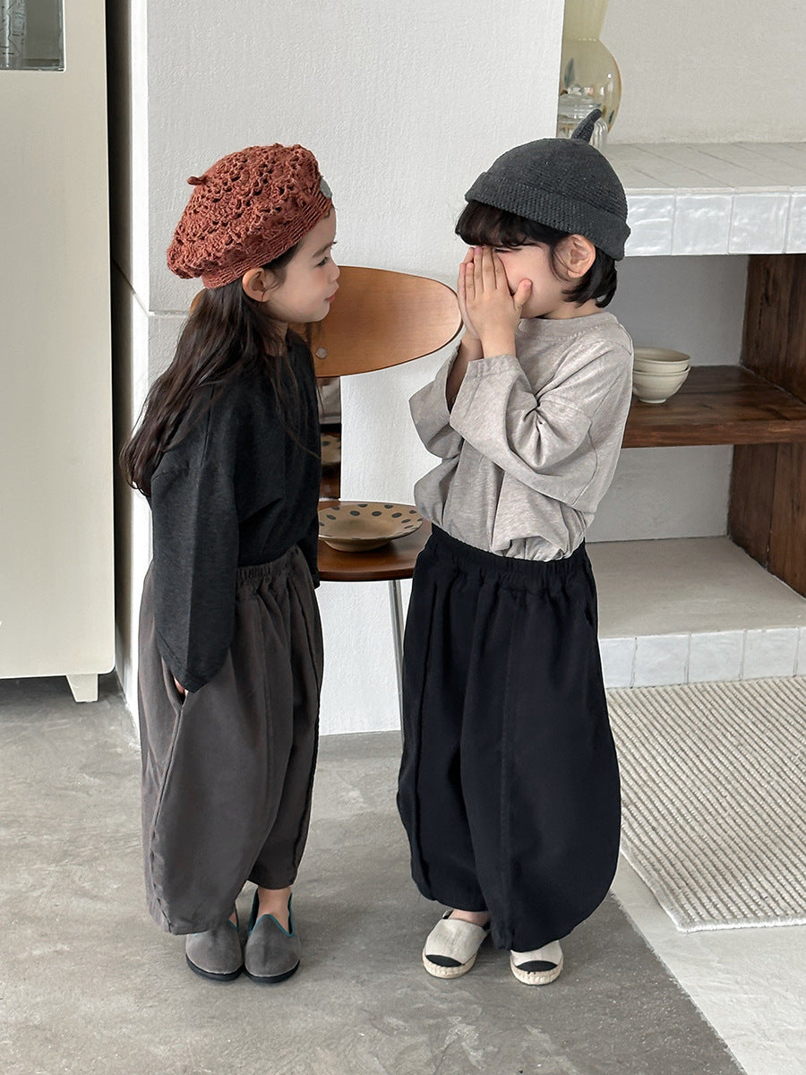 コットンセンタープリーツパンツ