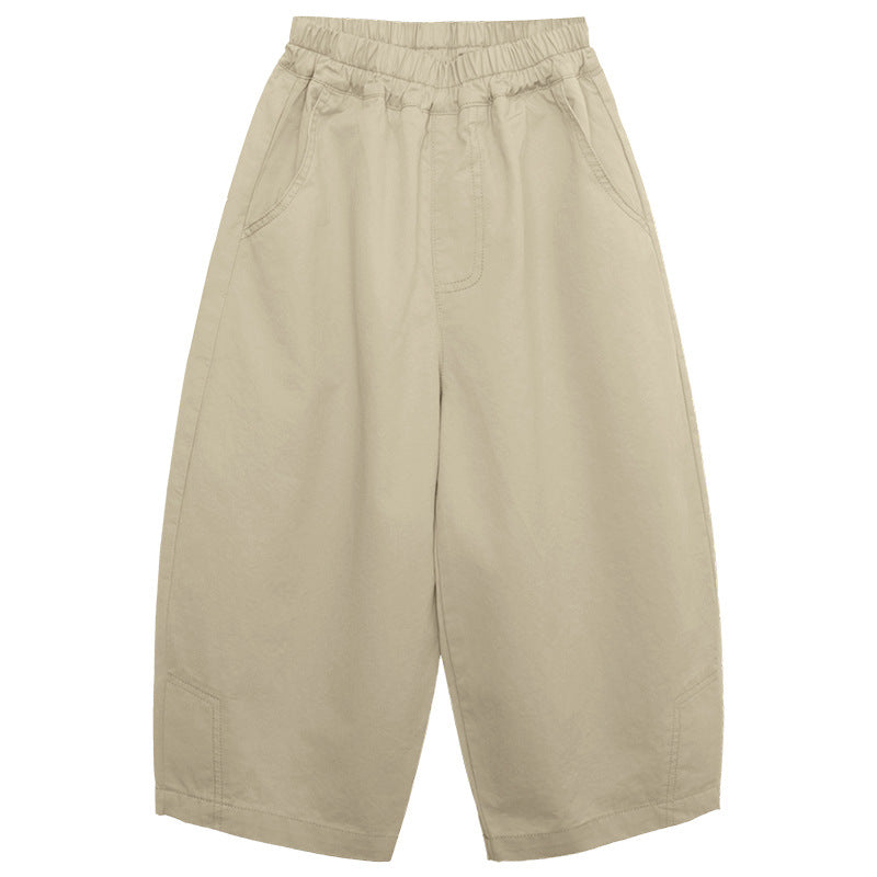 ベーシック綿スラックス