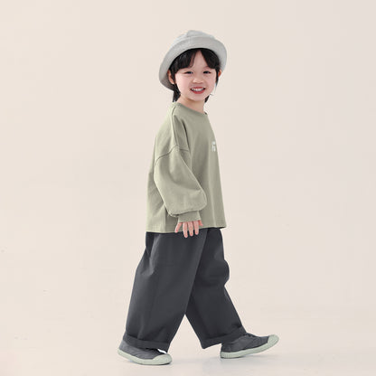 純棉クルーネックTシャツ