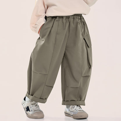 片側ポケットカジュアルパンツ