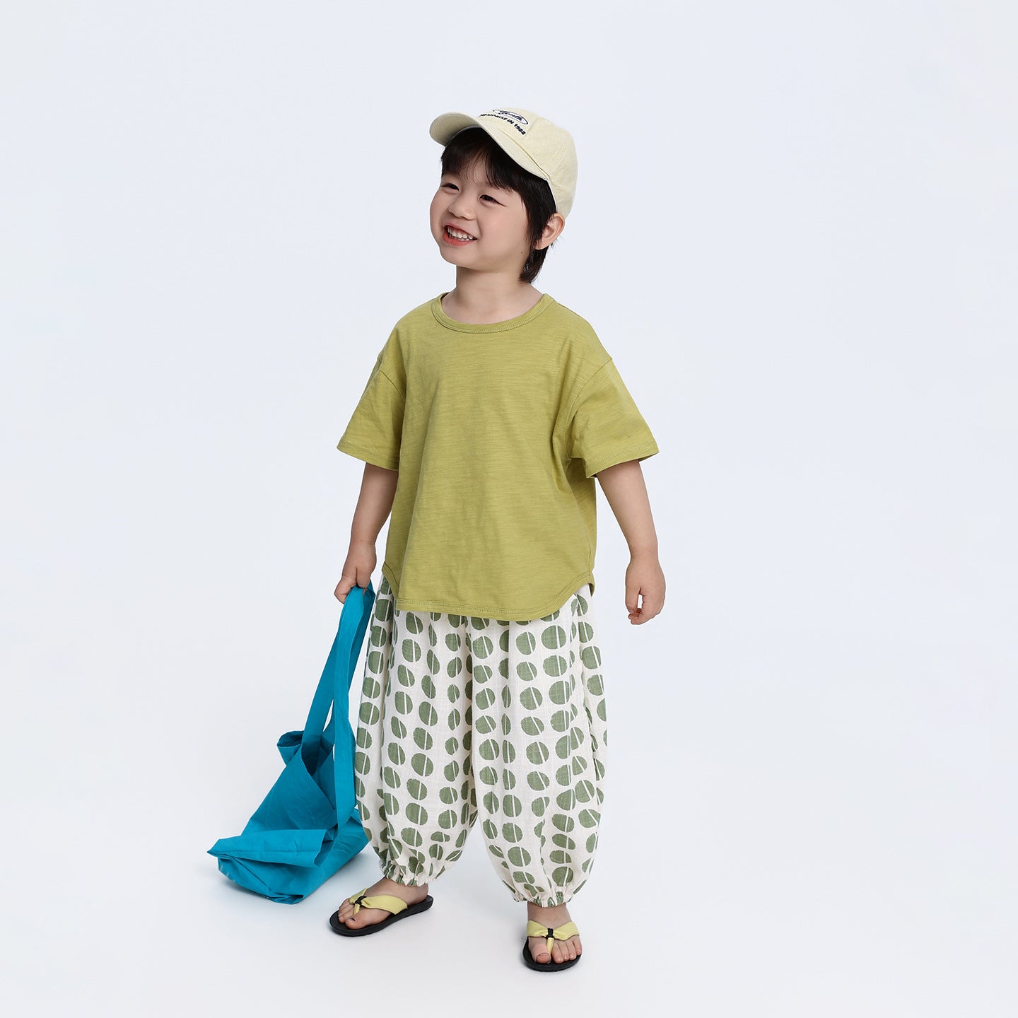 竹節棉コットン半袖T