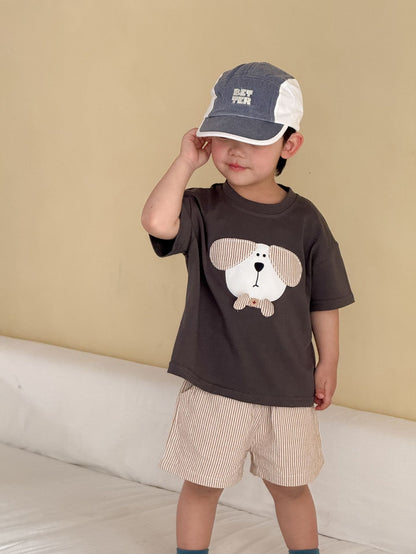 アニマルワッペンTシャツ&ショーツセット