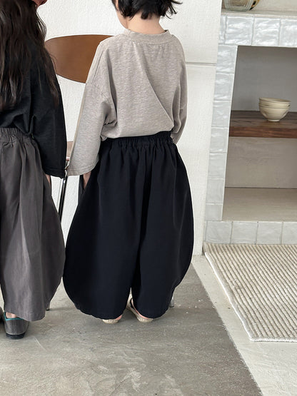 コットンセンタープリーツパンツ