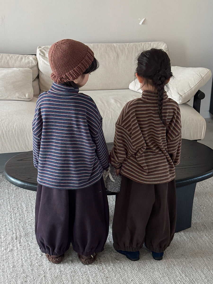 カシミア風ボーダートップス