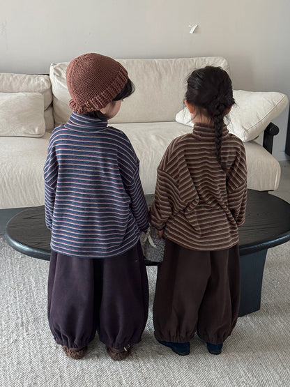 カシミア風ボーダートップス