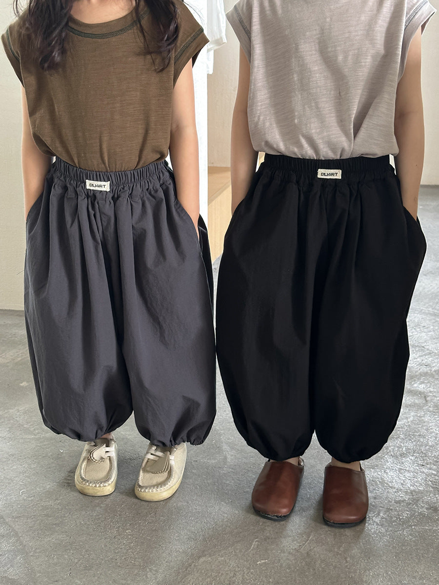 ウエストタグテンセルバルーンパンツ