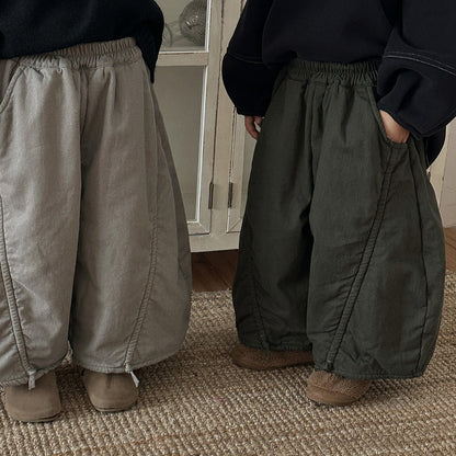 裏ボアワイドシルエットパンツ