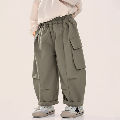 片側ポケットカジュアルパンツ