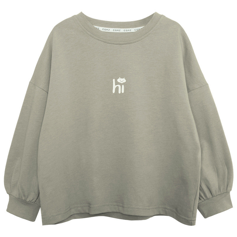 純棉クルーネックTシャツ