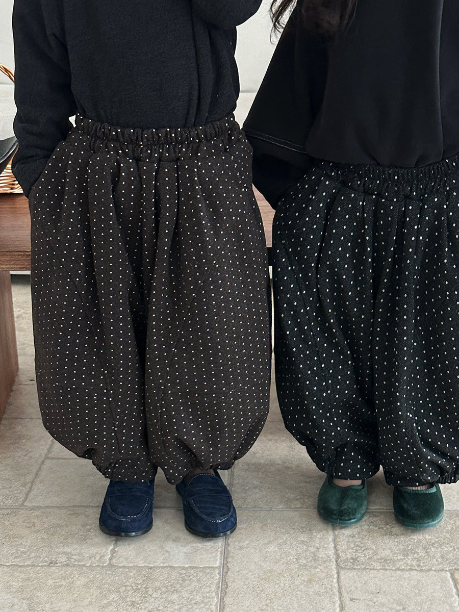 ドット裏ボアバルーンパンツ