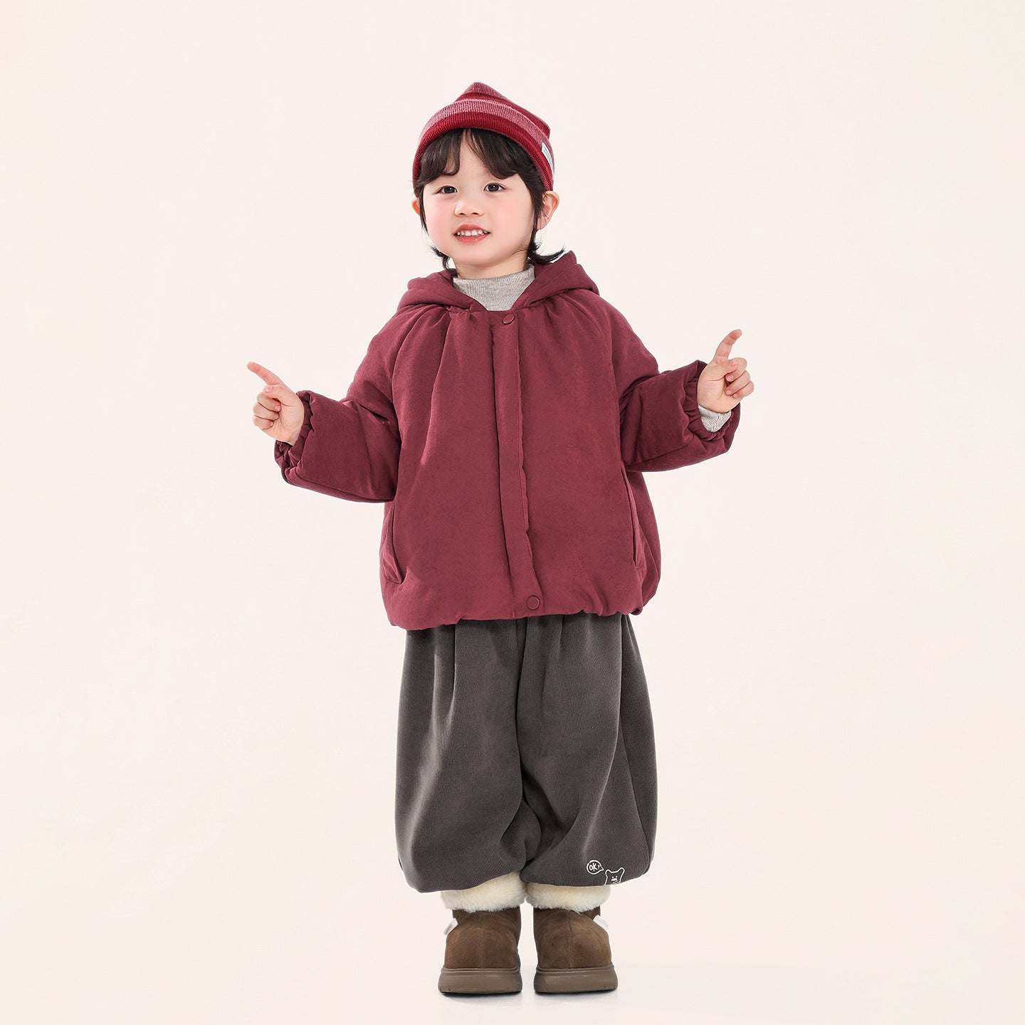 エルフフード中綿コート