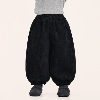 デニム風裏ボアパンツ