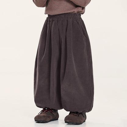 コーデュロイバルーンパンツ