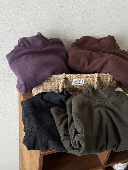 Fleece-lined high-neck inner