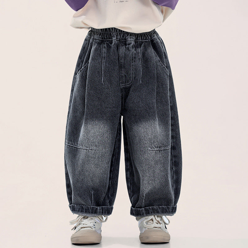 2色ヴィンテージカラーデニムパンツ