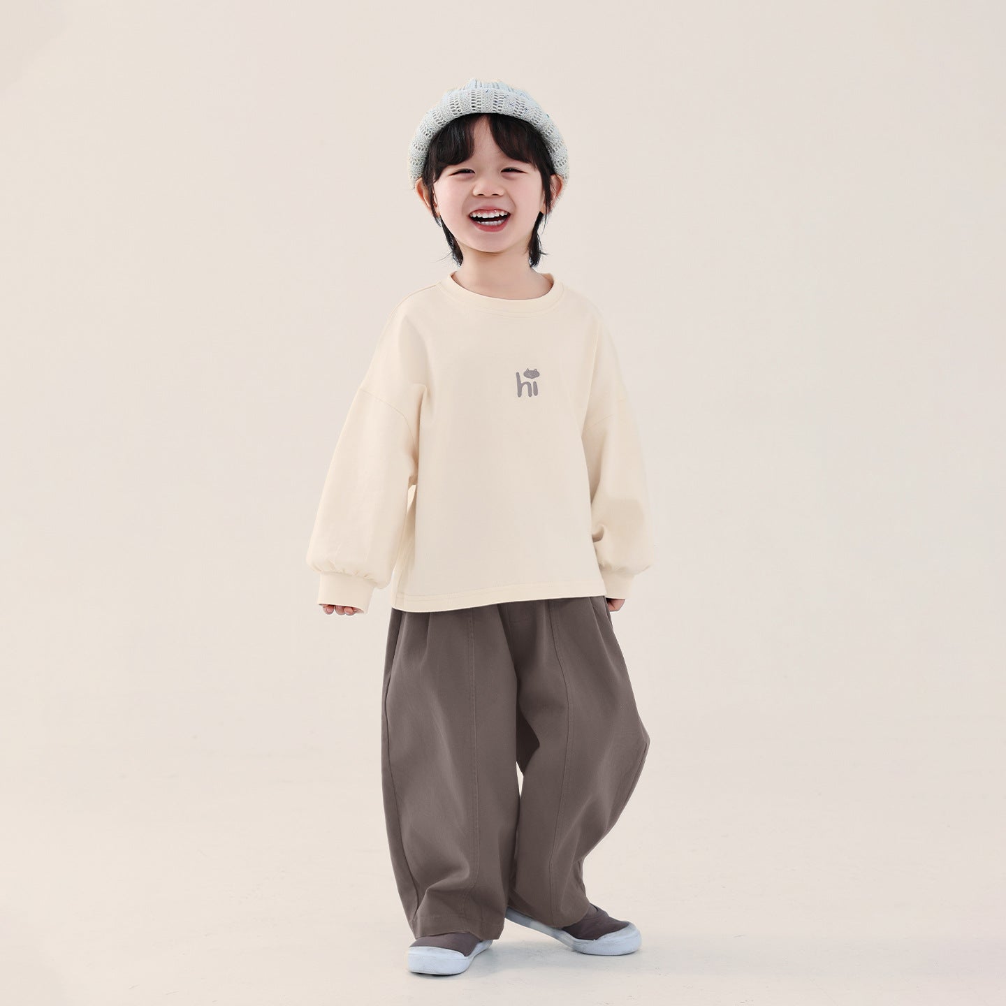 純棉クルーネックTシャツ