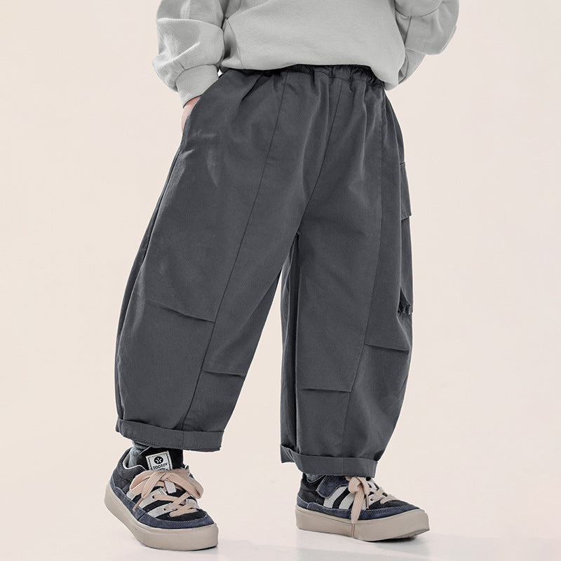 片側ポケットカジュアルパンツ