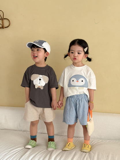 アニマルワッペンTシャツ&ショーツセット