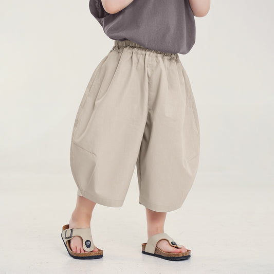 バックポケット刺繍リヨセルパンツ