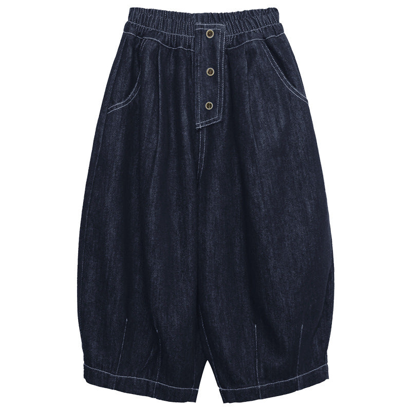 縦3ボタンデニムパンツ