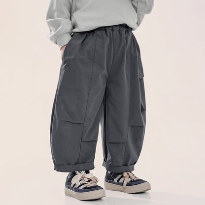 片側ポケットカジュアルパンツ