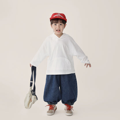 フード付きプルオーバー