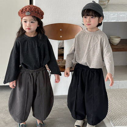 コットンセンタープリーツパンツ