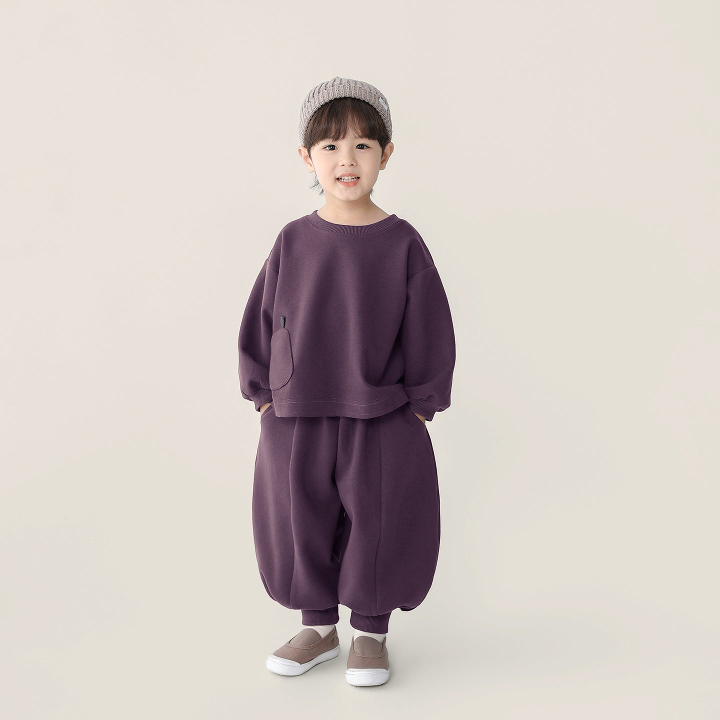 梨ワッペンスウェットセットアップ