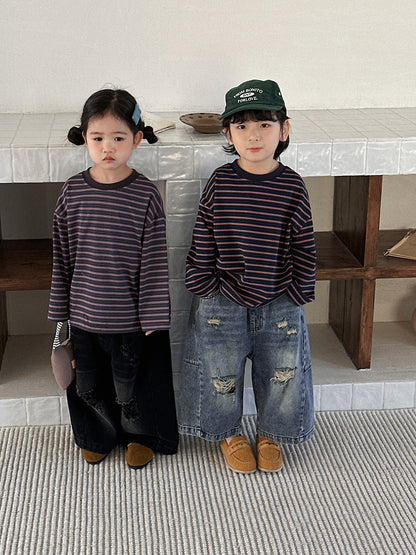 ボーダーカットソー