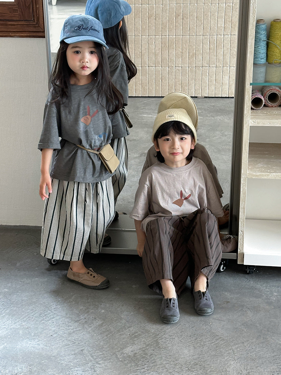 ロバプリント半袖Tシャツ