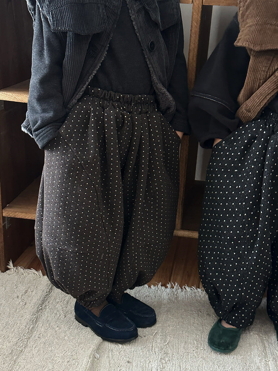 ドット裏ボアバルーンパンツ