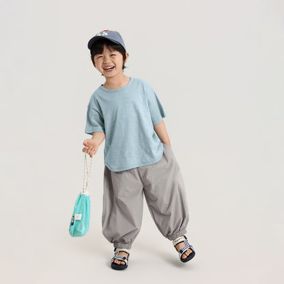 竹節棉コットン半袖T