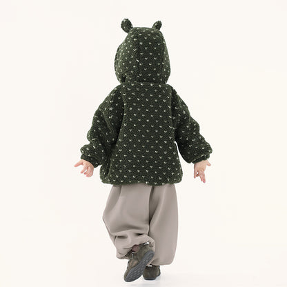 クマ耳ドットボアコート