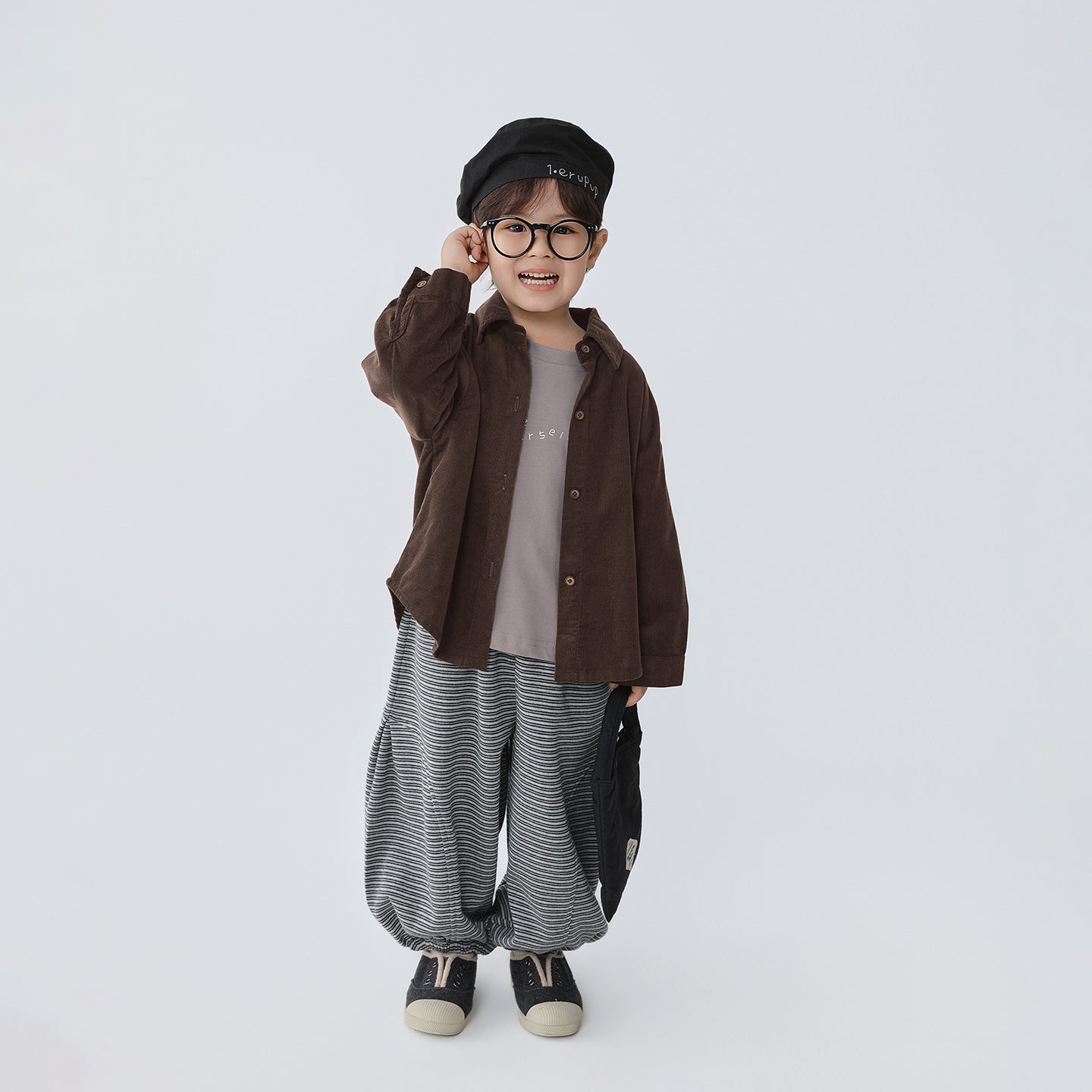 純綿コーデュロイシャツ