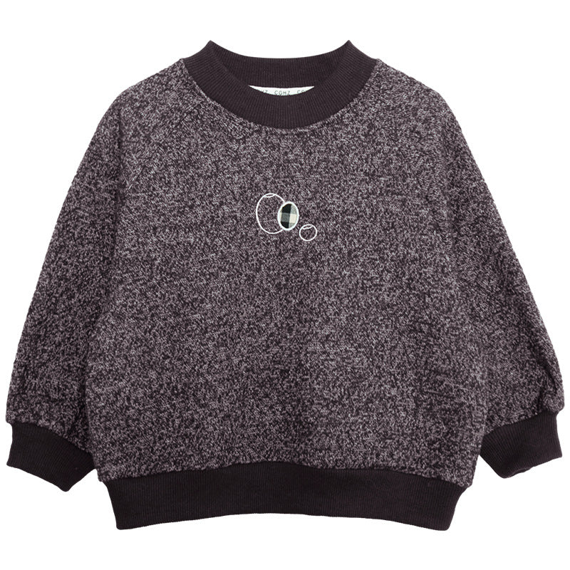 胸元刺繍スウェット