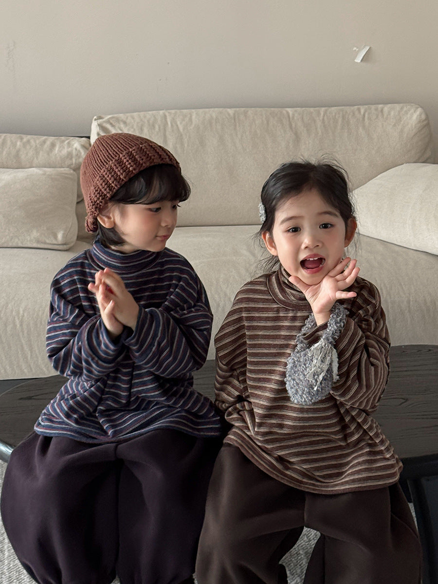 カシミア風ボーダートップス