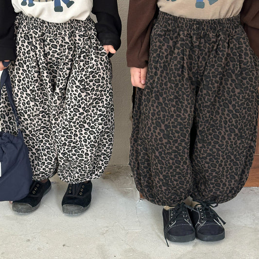 ヒョウ柄バルーンパンツ