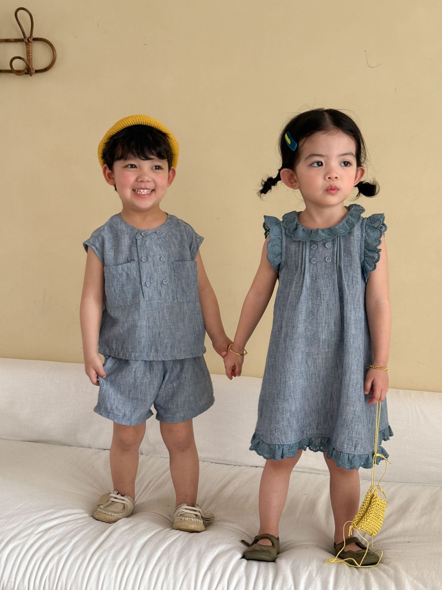 ブルー系タンクトップセット＆ワンピース