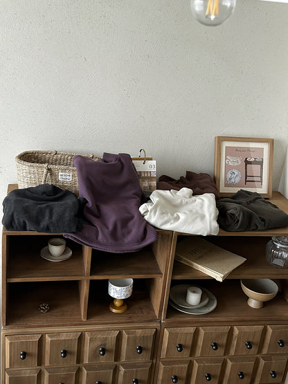 Fleece-lined high-neck inner