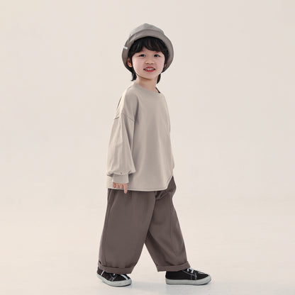 アシンメトリー純棉プルオーバー