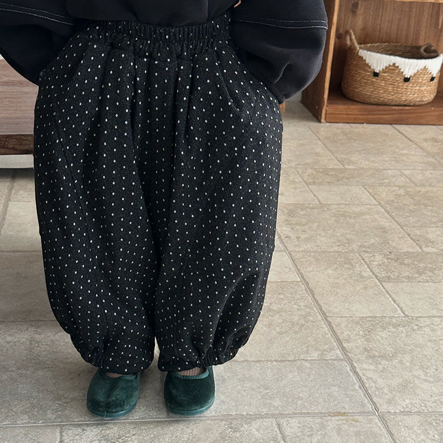 ドット裏ボアバルーンパンツ