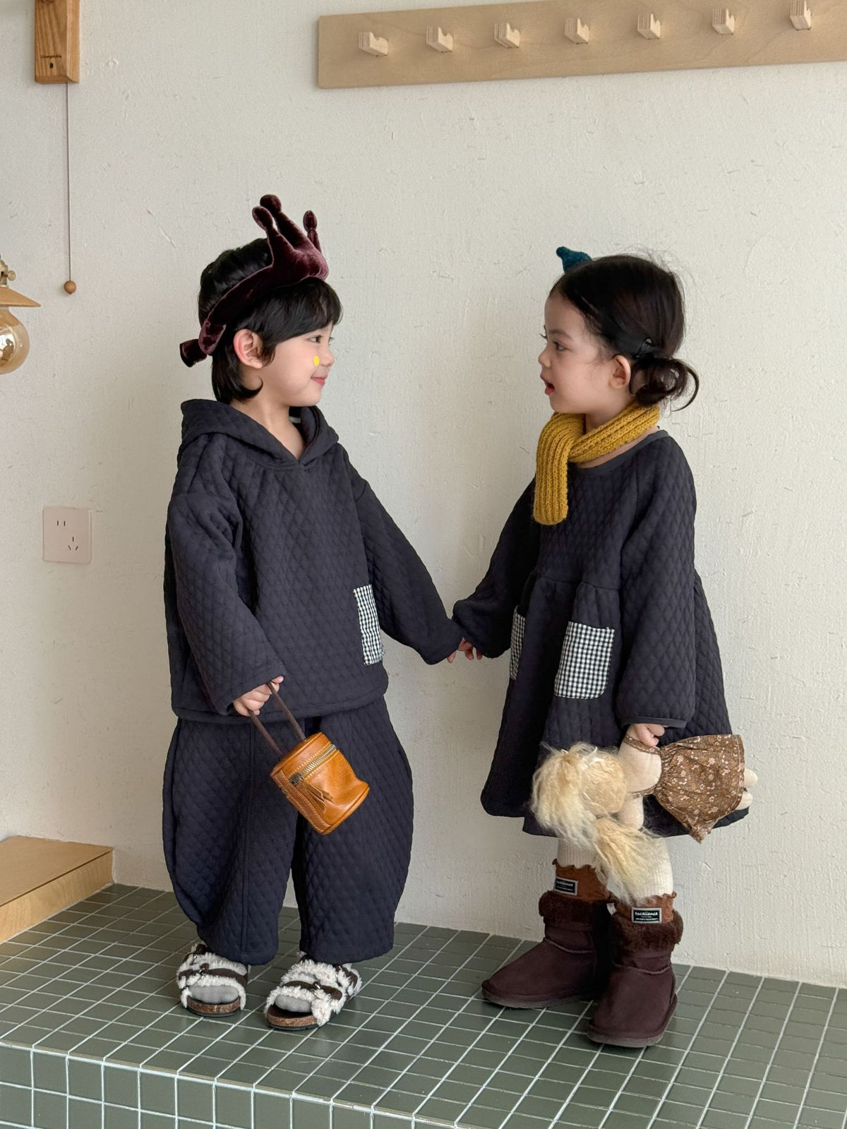 キルティングトレーナーセット&ワンピース