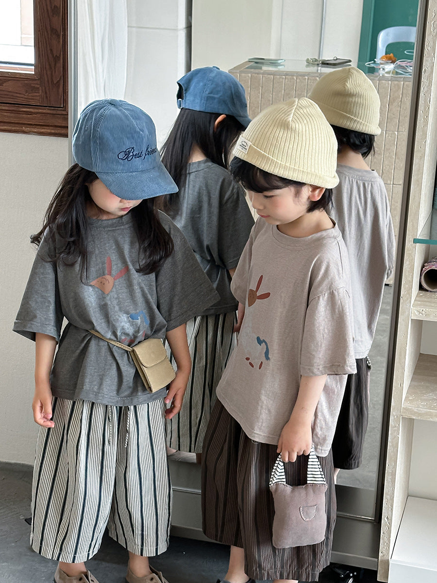 ロバプリント半袖Tシャツ