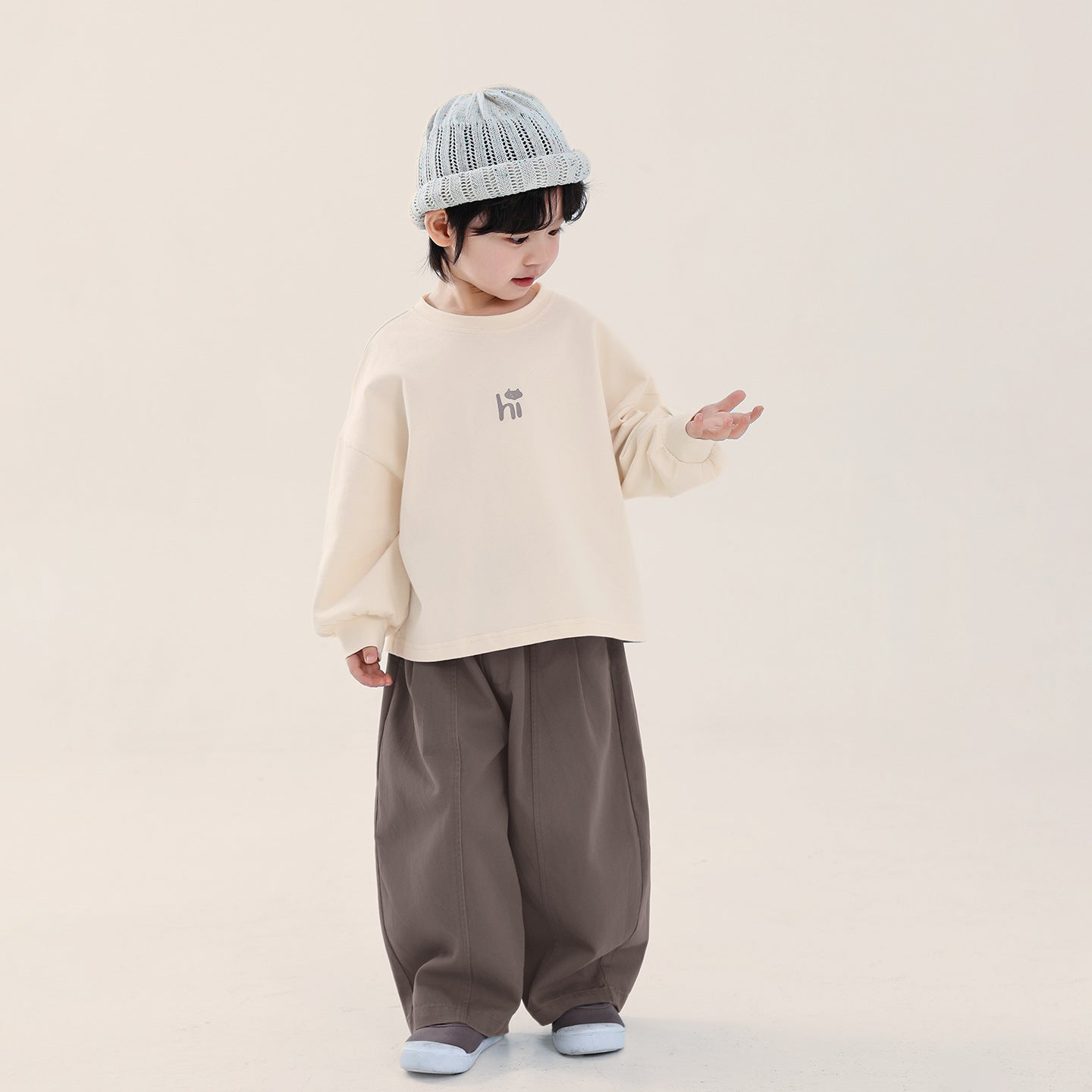 純棉クルーネックTシャツ