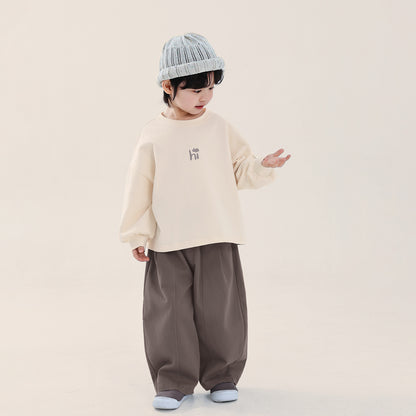 純棉クルーネックTシャツ