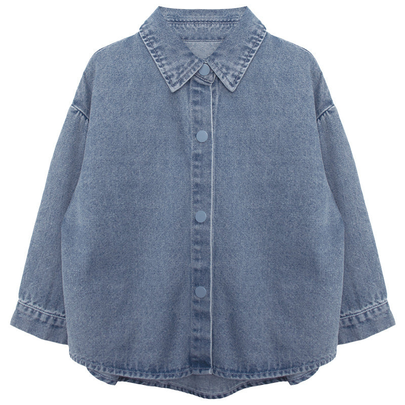 純色デニムジャケット